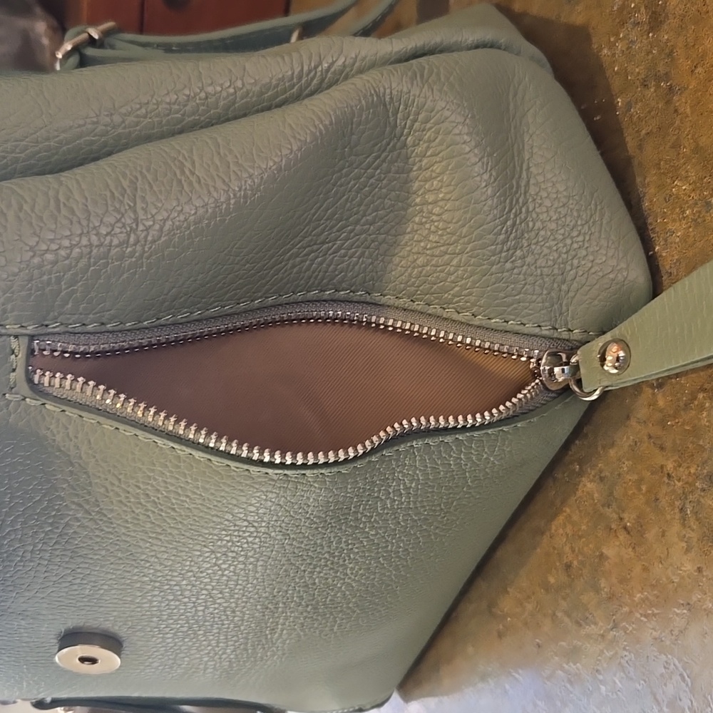 NWOT Vera Pelle Leather Backpack - Picture 3 of 8